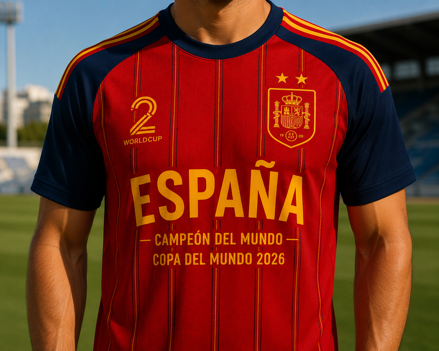 Camiseta España Campeón Mundial 2026