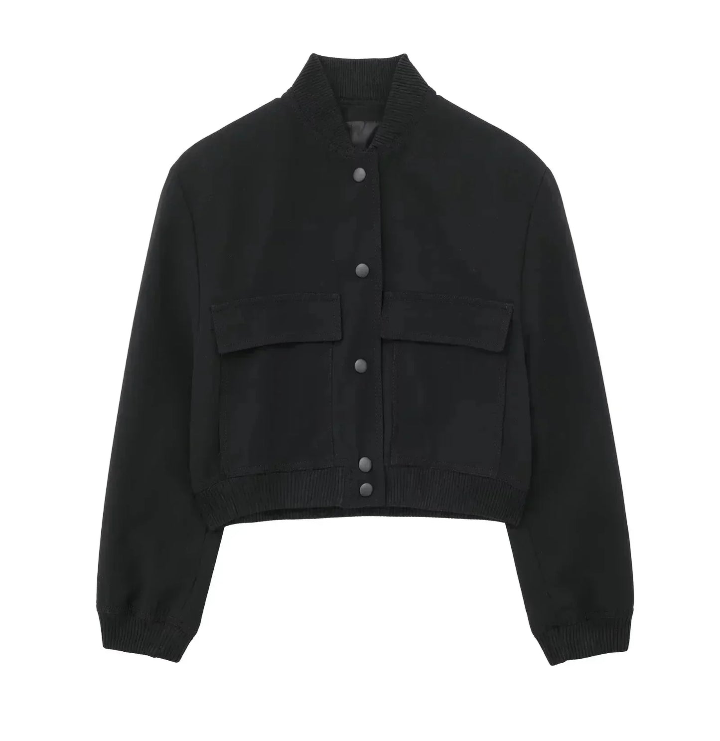 Gekürzte Bomberjacke für Frauen | Moderner Stil