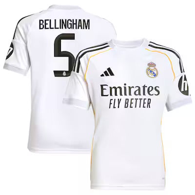 Real Madrid 2025/26 Bellingham 5 Heimspieltrikot
