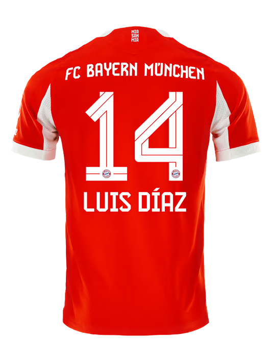 Bayern München 2025/26 LUIS DIAZ 14 Heimtrikot
