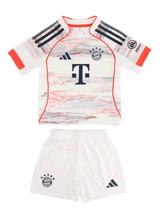 Bayern München 2025/26 Auswärts Kindertrikot
