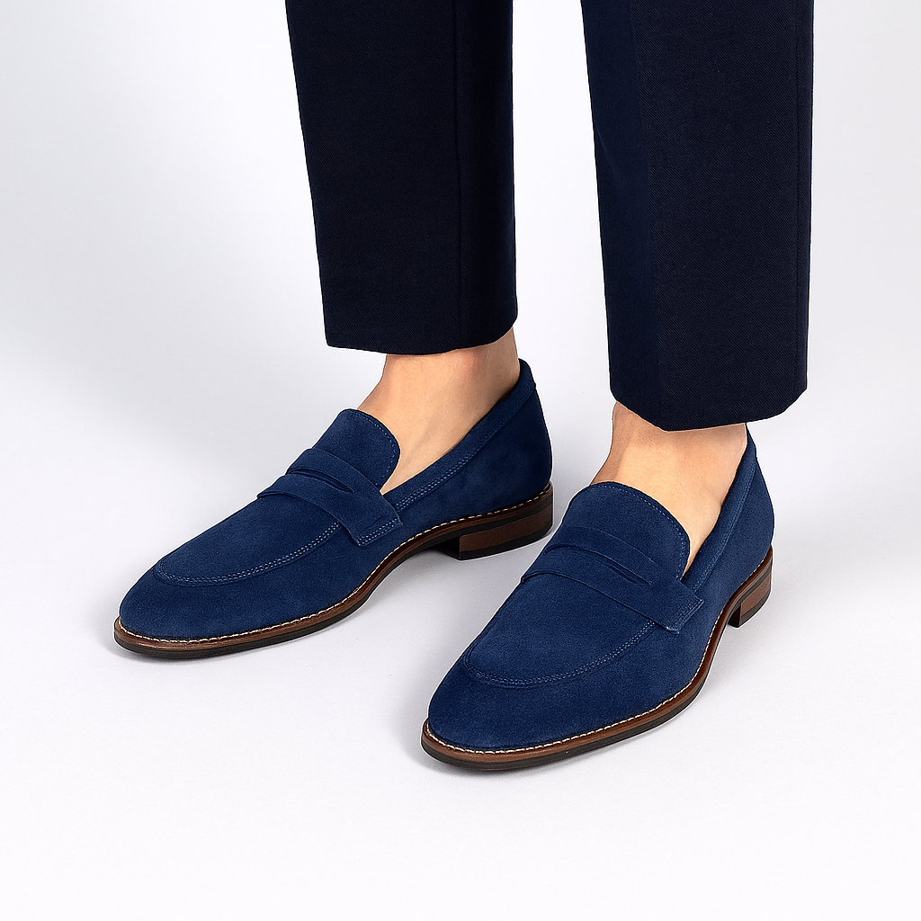 Jameson Wildleder Slipper für Herren – Weiche Slip-On Freizeitschuhe