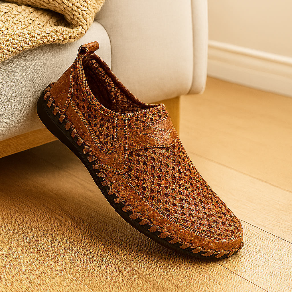 Herren Slipper – Outdoor Slip-On Schuhe mit Gummisohle