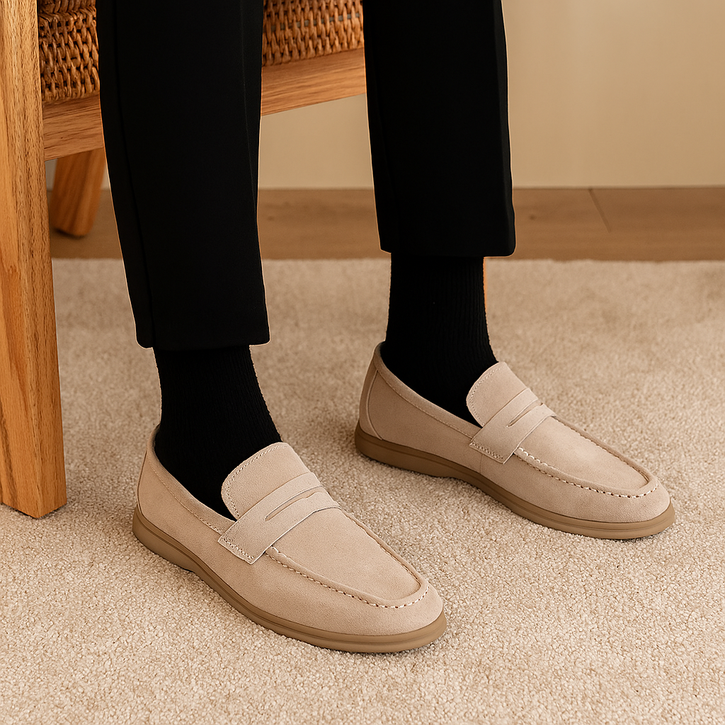 Vielseitige Business-Casual Slipper für Herren – Stilvolle und schlichte Slip-On Schuhe