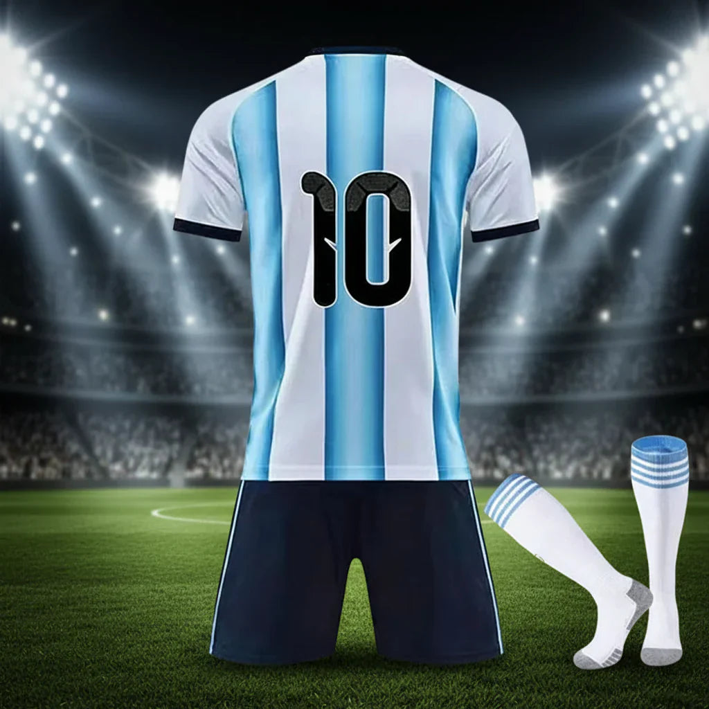 Argentinien Weltmeisterschaft Trikot 2026 Herren Atmungsaktiv Set