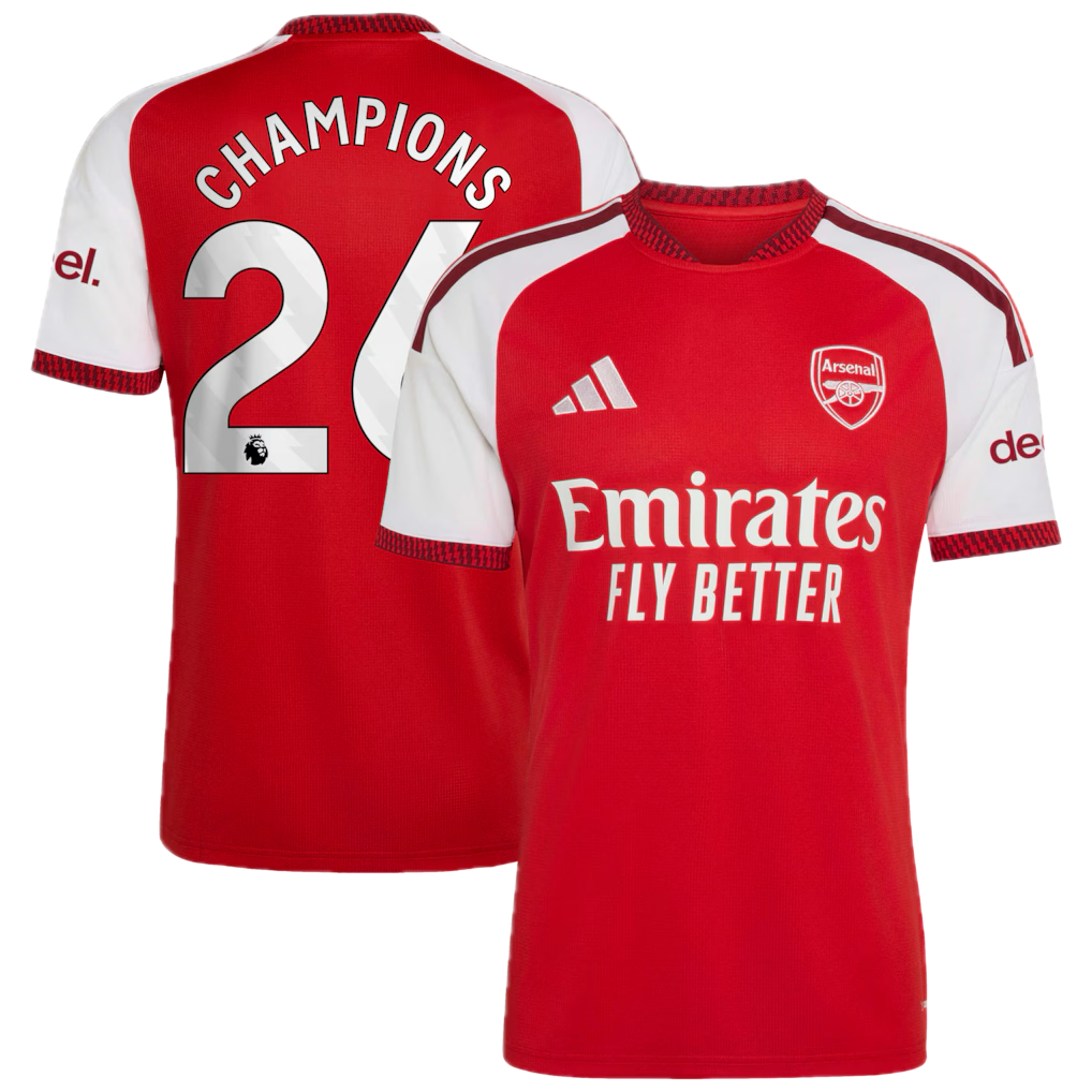 Arsenal 2026/27 shirt van de Premier League-kampioen