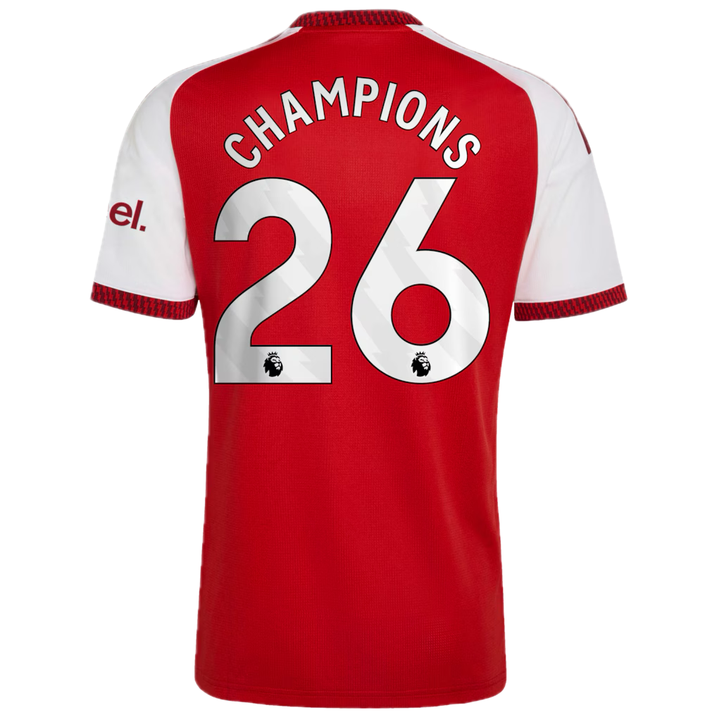 Arsenal 2026/27 shirt van de Premier League-kampioen