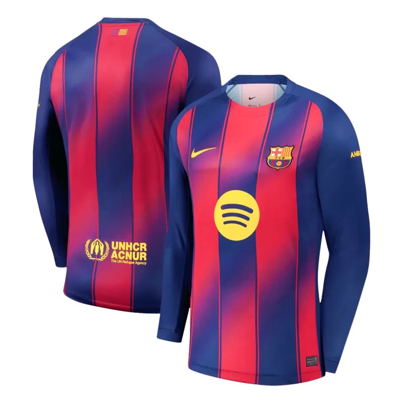 Barcelona 2025/26 Heim Langarmtrikot