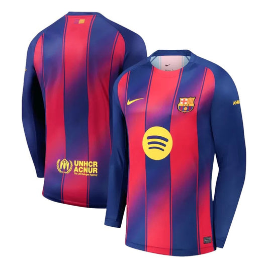Barcelona 2025/26 Heim Langarmtrikot