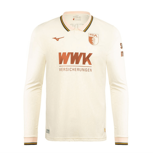 FCA FC AUGSBURG FUGGERSTADT Herren Langarm-Trikot Creme 25 / 26