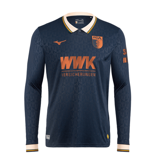 FCA FC AUGSBURG FUGGERSTADT Herren Langarm-Jersey Dunkelblau 25 / 26