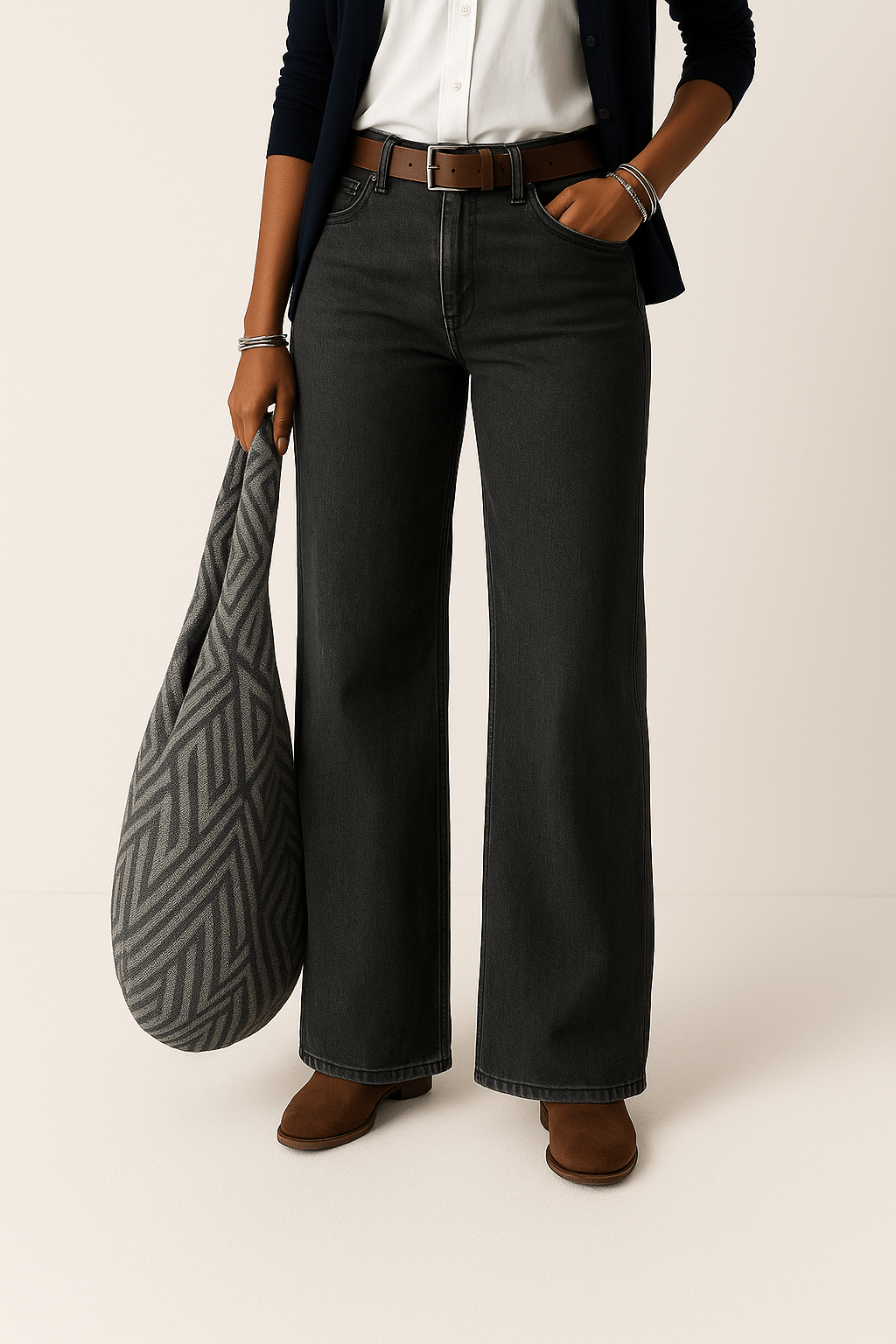 Weite Denim-Jeans für Frauen | Lässig & Stilvoll