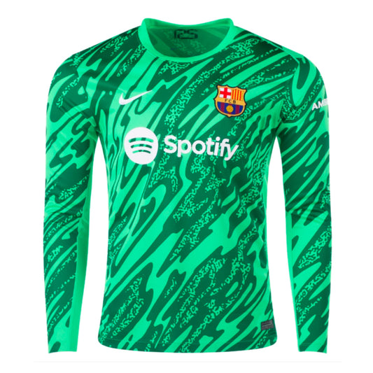 2024/25 Barcelona Heim Torwarttrikot (Grün)